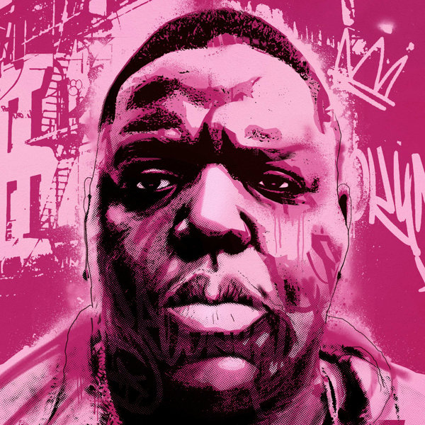Marlow Home Co. Biggie Smalls East Coast Art Prints on Canvas